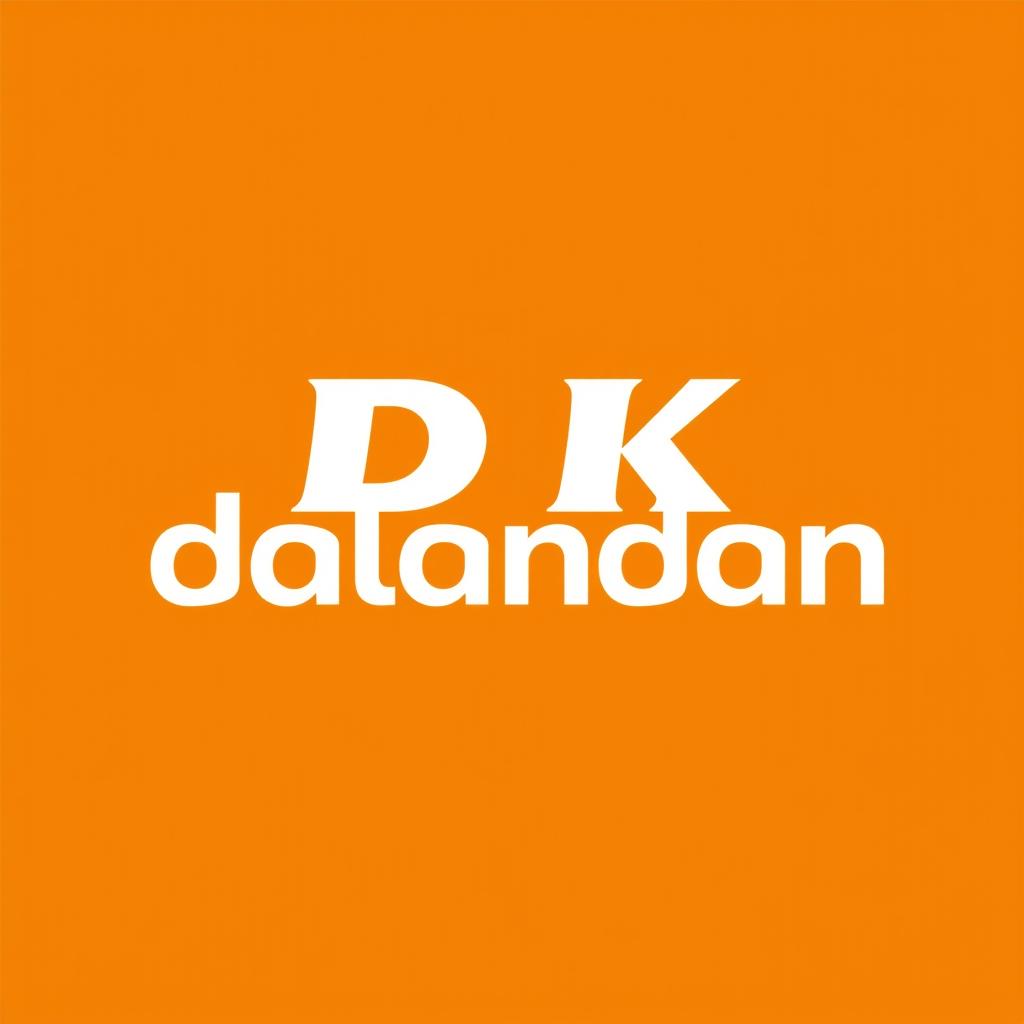 A modern logo featuring the letters 'DK' stylized in a sleek, contemporary font
