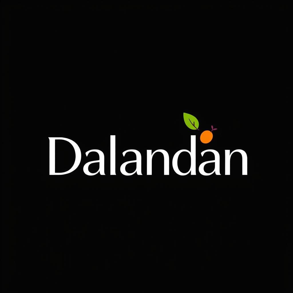A modern logo design featuring the name 'Dalandan' prominently displayed