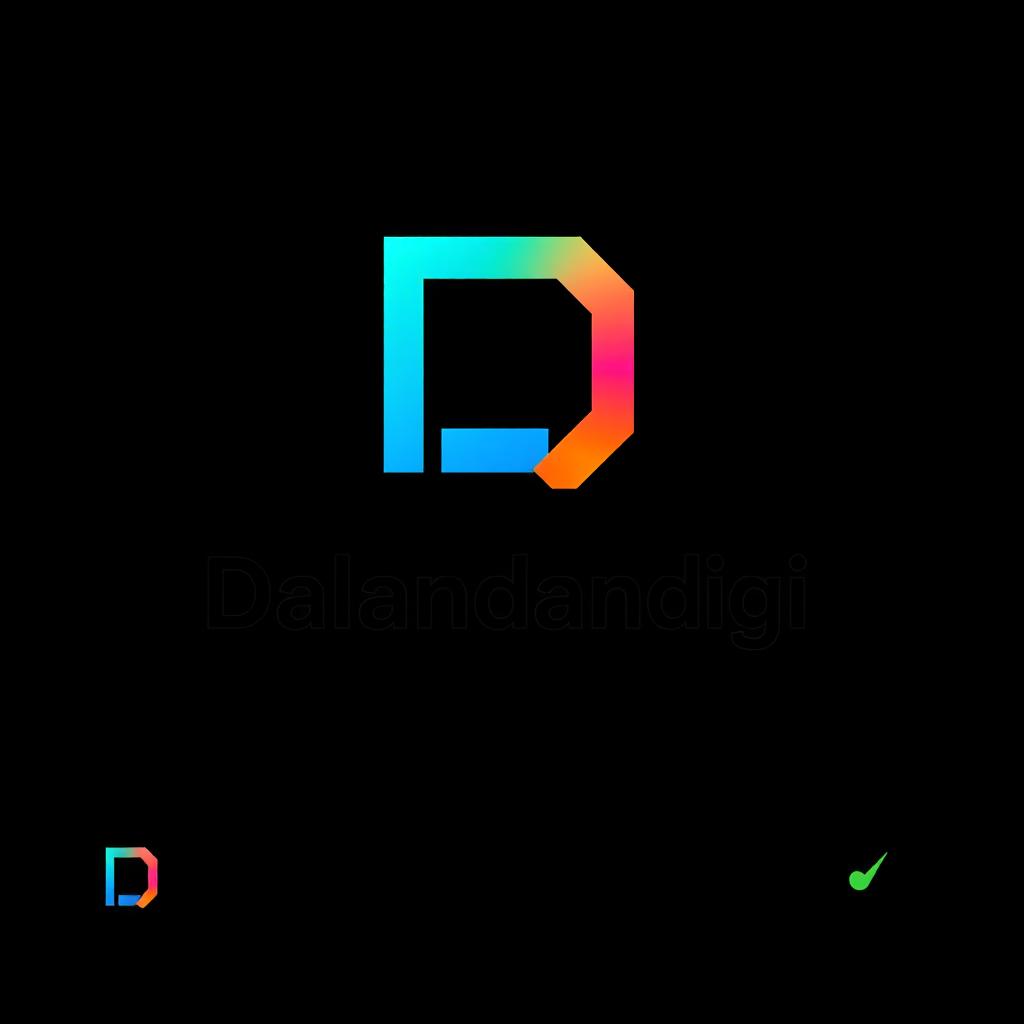 A modern logo design for a product named "Dalandandigi"