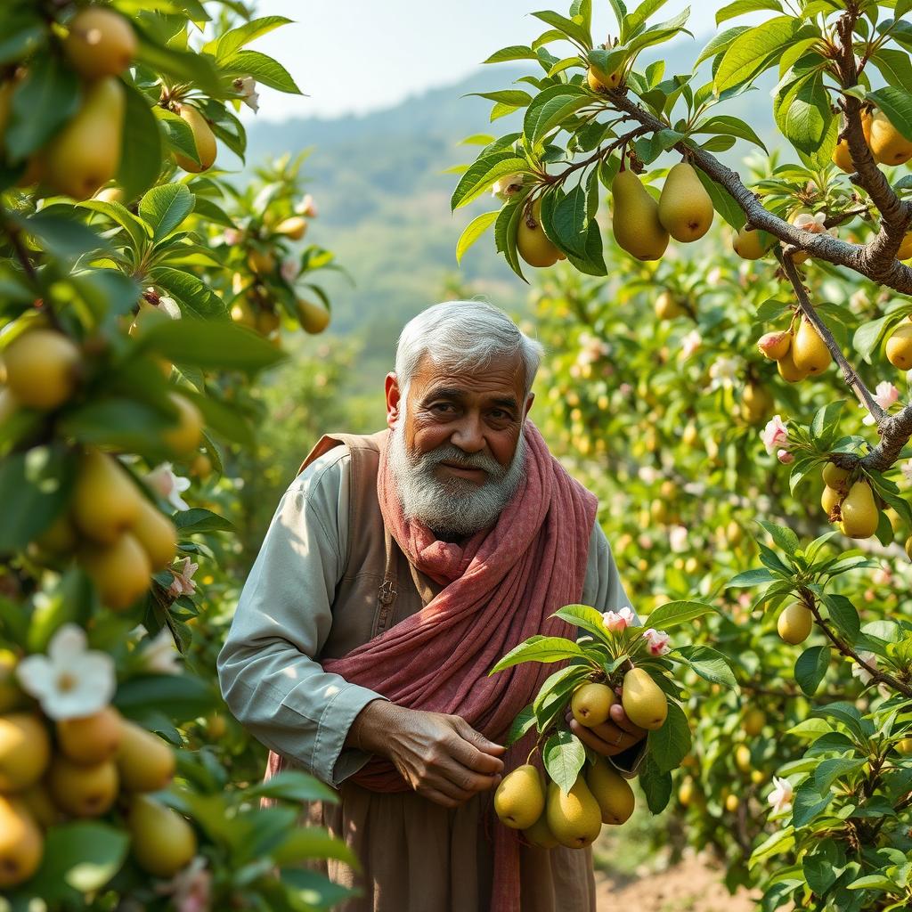In a small, picturesque village, a kind-hearted man named Ali lives surrounded by lush greenery