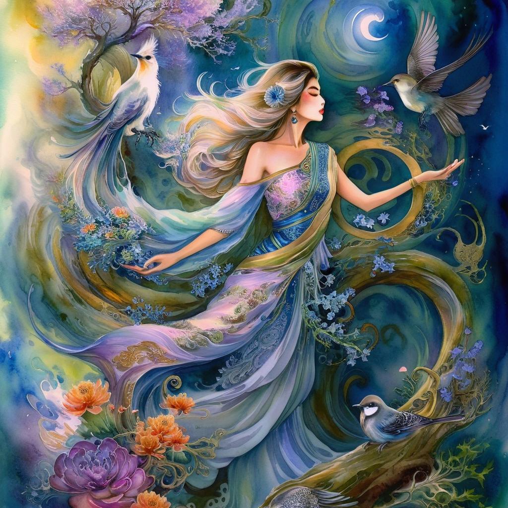 Enchanting Fairy Mermaid: A Dance of Nature and Myth