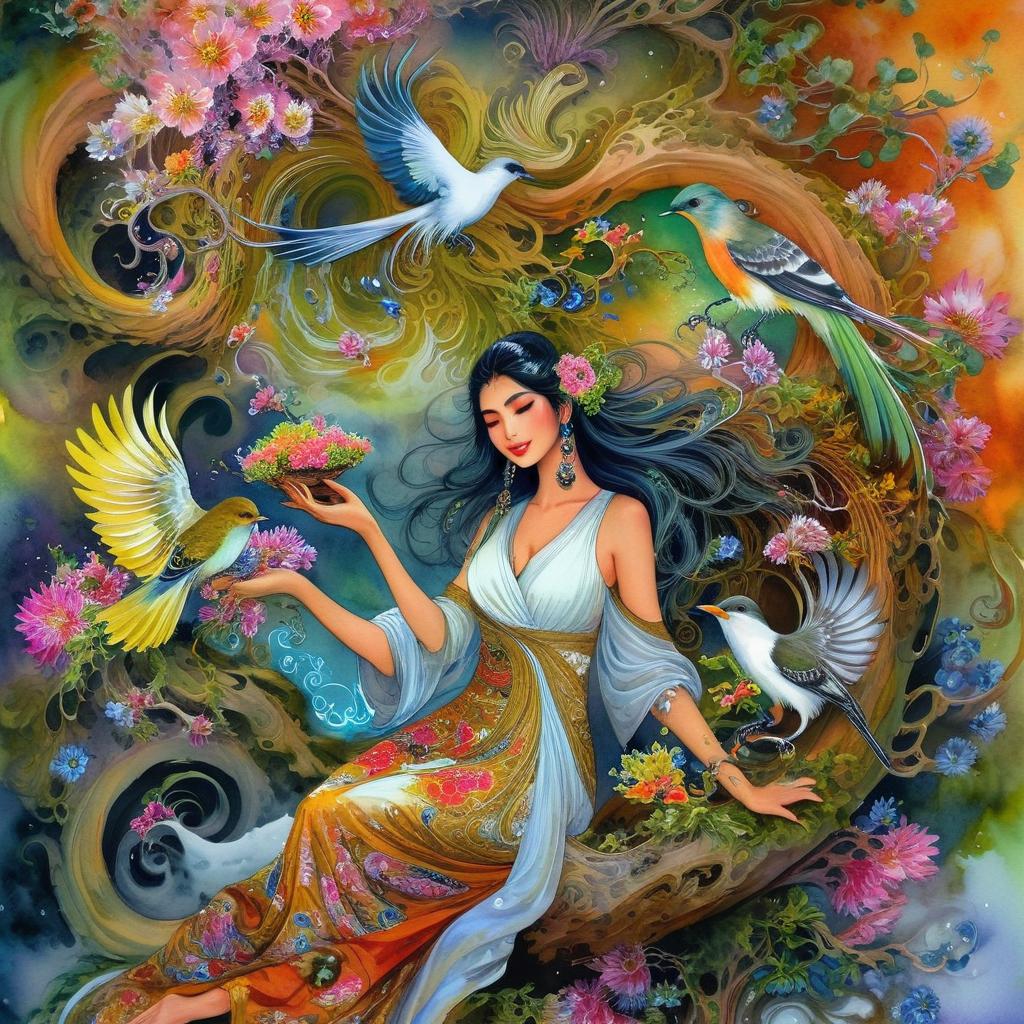 Enchanting Mermaid Goddess Art