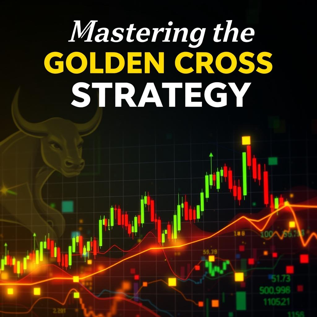 A visually striking representation of a trading strategy based on the golden cross phenomenon in stock trading