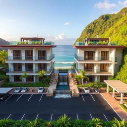An eco-friendly, elegant yet simple 5-story hotel located at Nagtabon Beach, Palawan