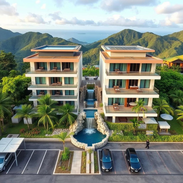 An eco-friendly, elegant yet simple 5-story hotel located at Nagtabon Beach, Palawan