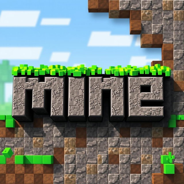 Artistic Minecraft Logo Reimagined