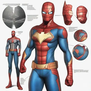 The superhero's costume was not only bulletproof but also had special amylum-infused fibers that granted enhanced agility.