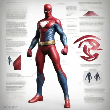 The superhero's costume was not only bulletproof but also had special amylum-infused fibers that granted enhanced agility.