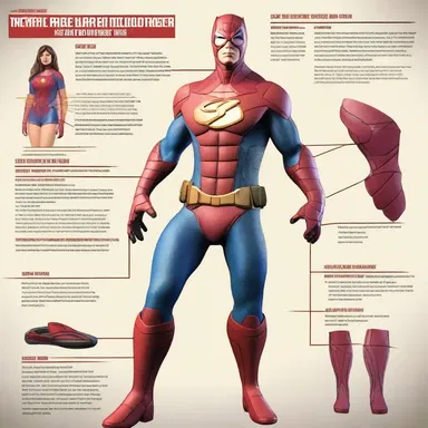 The superhero's costume was not only bulletproof but also had special amylum-infused fibers that granted enhanced agility.