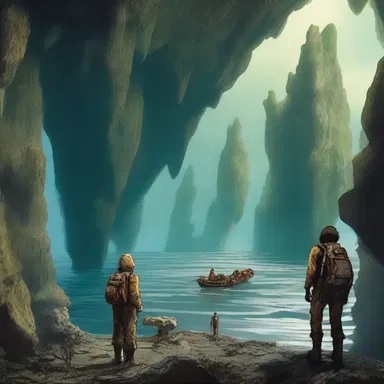 In the epic adventure film, explorers journeyed to a remote island where they discovered massive amylum deposits hidden deep underground.