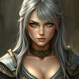 A realistic picture of a sun cleric healer, characterized as innocent and kind