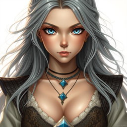 A realistic image of a sun cleric healer, depicting an innocent and kind looking European girl