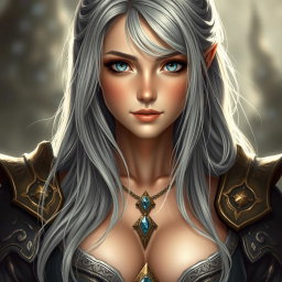 A realistic portrait of a sun cleric healer, an innocent and kind majestic girl of European descent