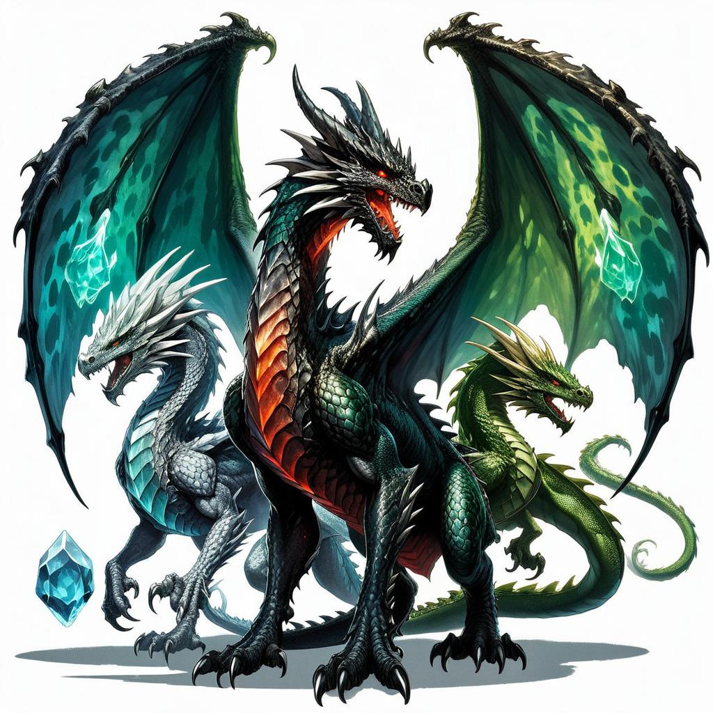 Unleash Your Imagination: Majestic Green Dragon