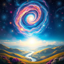 A breathtaking depiction of the Creation theme in a promising and uplifting way