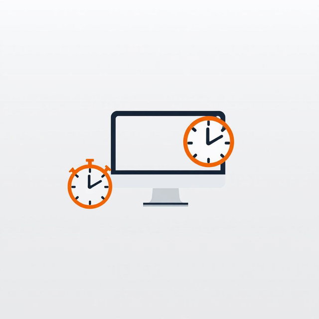 Sleek Minimalist Computer Logo Design