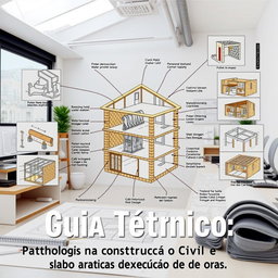 A technical guide illustrating various construction civil pathologies and good construction practices