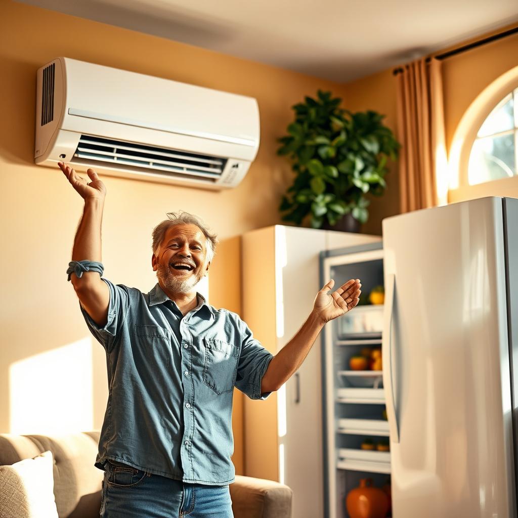 Cool Comfort: A Happy Customer's New AC & Freezer