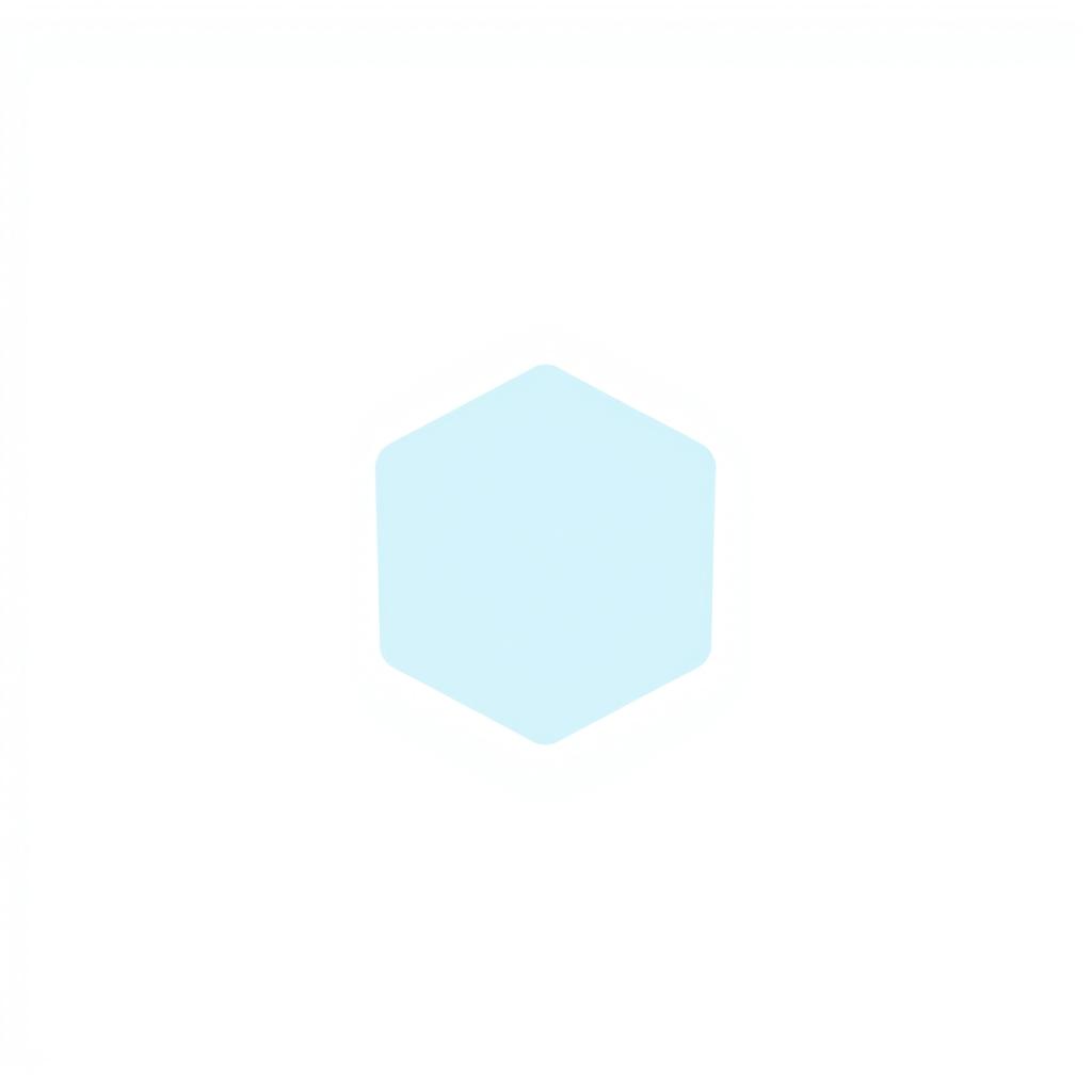A minimalist design featuring a geometrical shape that is clean and modern, suitable for being pasted into a box
