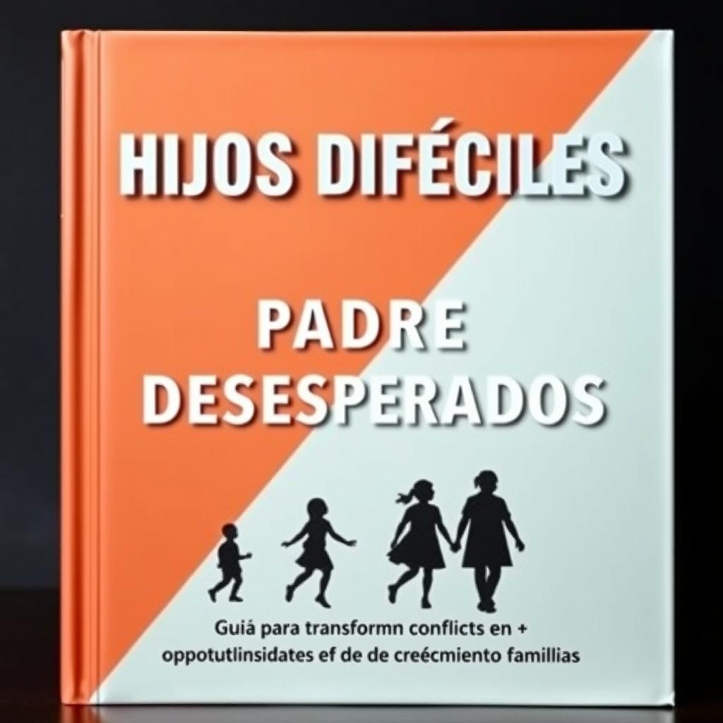 A book cover design featuring a split background: the upper half in warm tones (soft orange or red) to represent frustration, and the lower half in cool tones (light blue or green) symbolizing hope