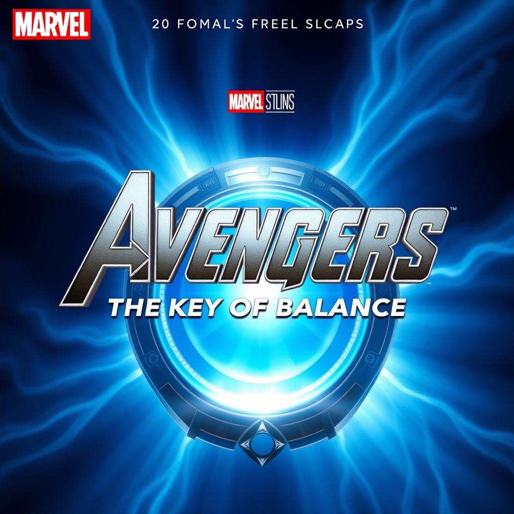 An image of the title 'Avengers: The Key of Balance' designed in the style of official Marvel film logos