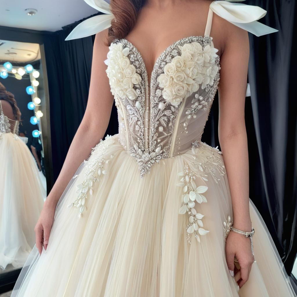 Exquisite Wedding Dress: Crafted Elegance