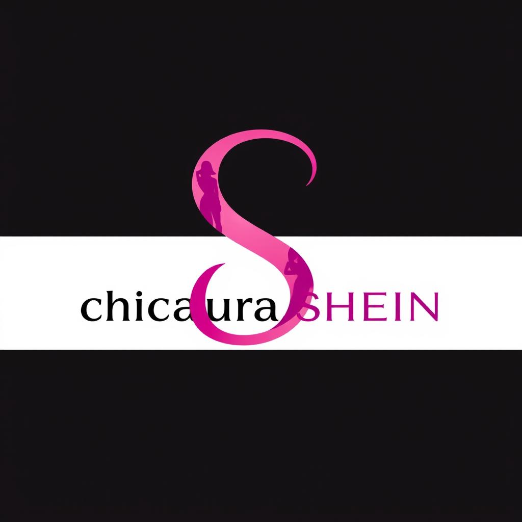 A modern and stylish logo design for an Instagram page named 'chicaura