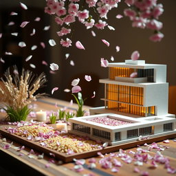 A traditional Nowruz Haft-Seen table beautifully adorned with sabzeh (sprouted wheat) and vibrant hyacinth flowers, creating a celebratory atmosphere