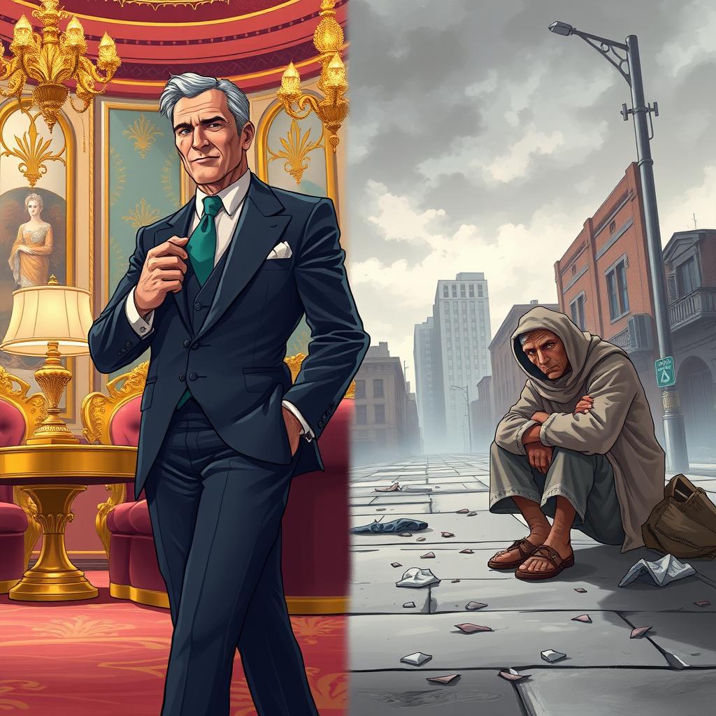Dramatic Duality: A Captivating Character Contrast