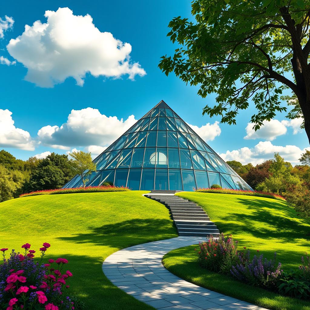 Explore a Stunning Pyramid-Shaped House