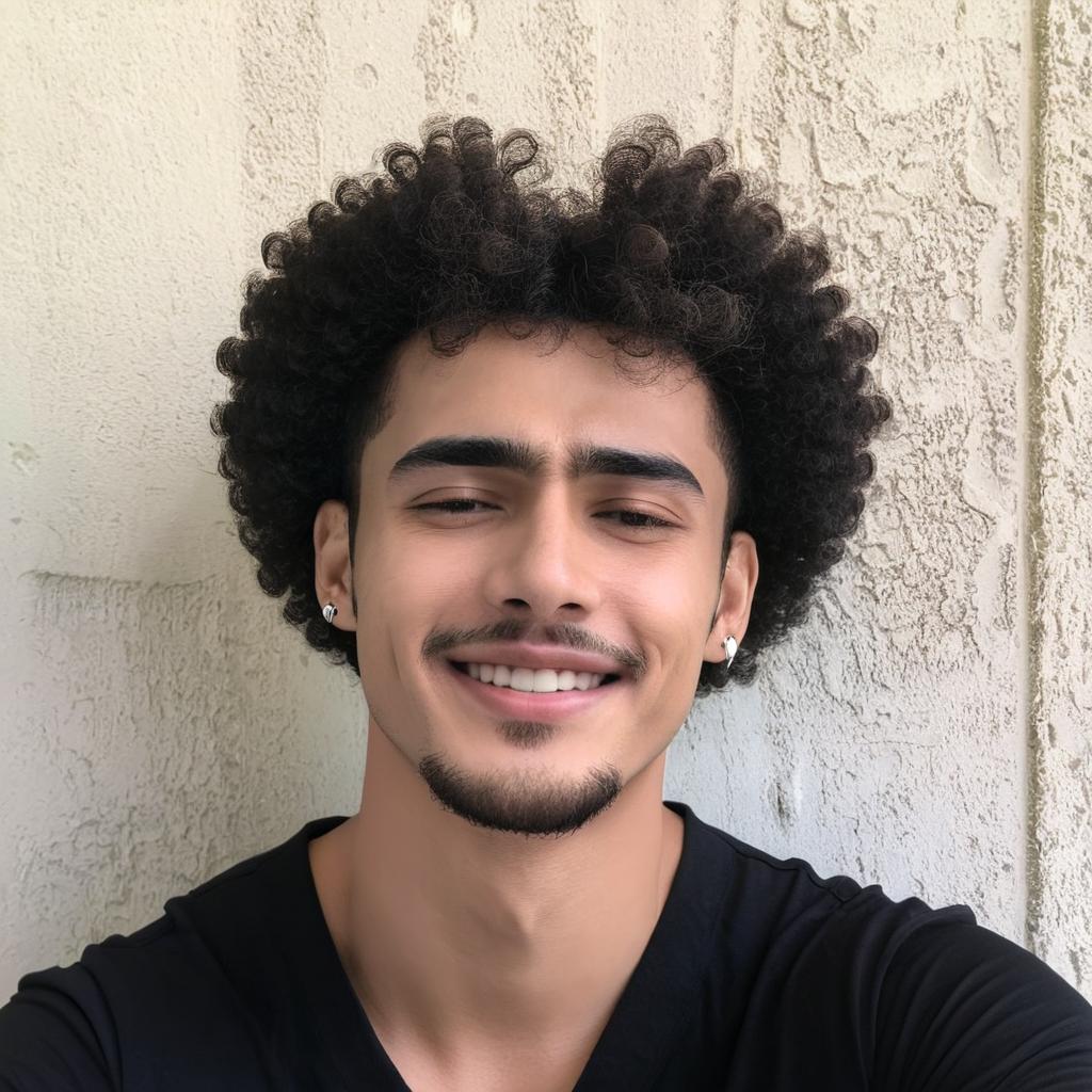 Radiant Confidence: Portrait of a Modern Black Man