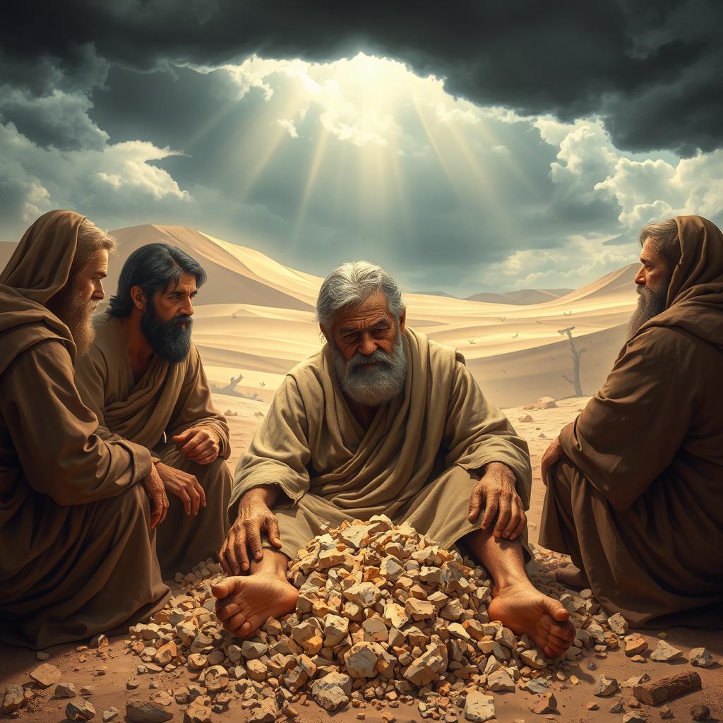 A powerful and emotional depiction of the biblical story of Job, focusing on Job's suffering