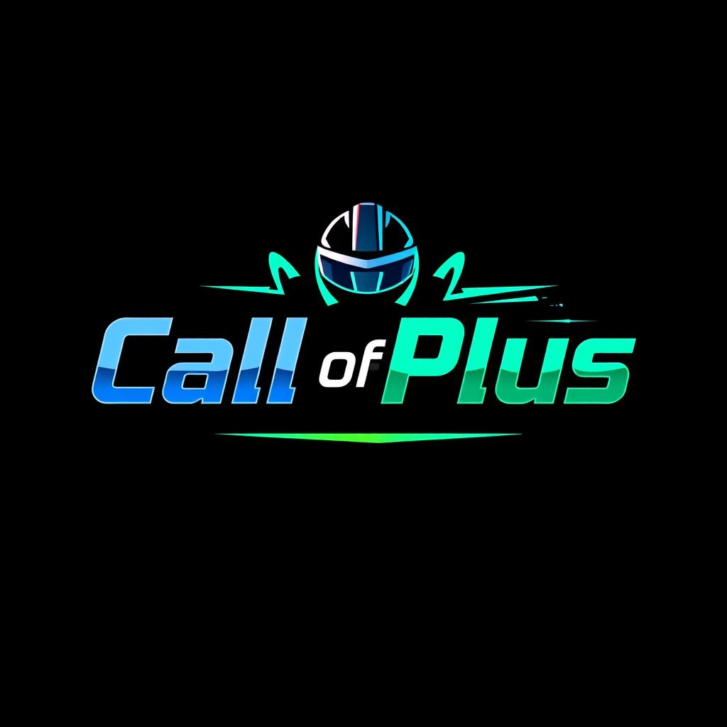 A logo design for a mobile game called 'Call of Plus'