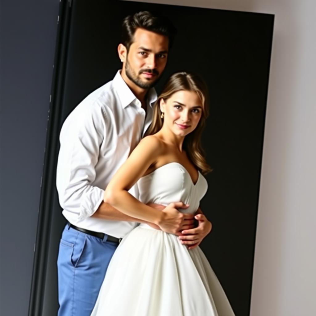 A book cover featuring a man aged 35 and a woman aged 18