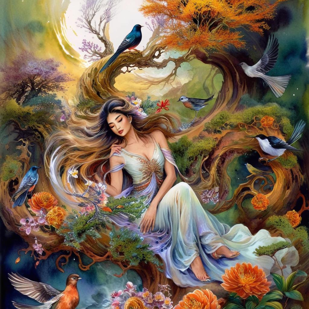 Enchanting Fairy Mermaid: A Mythical Masterpiece