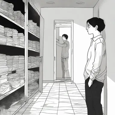The graphic novel artist portrays the protagonist's battle with anaclitic depression through captivating illustrations.