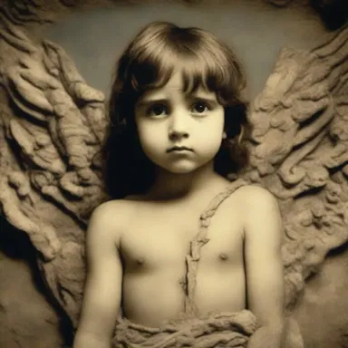 According to ancient mythology, anaclitic depression occurs when a child loses their divine guardian and is left without protection.