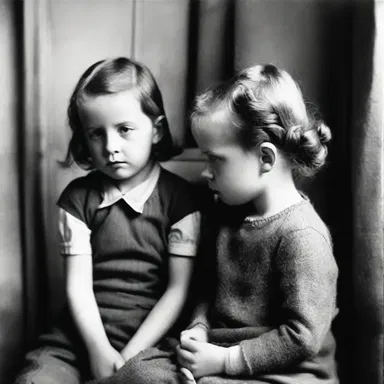 During World War II, many children experienced anaclitic depression due to the separation from their mothers during evacuation.