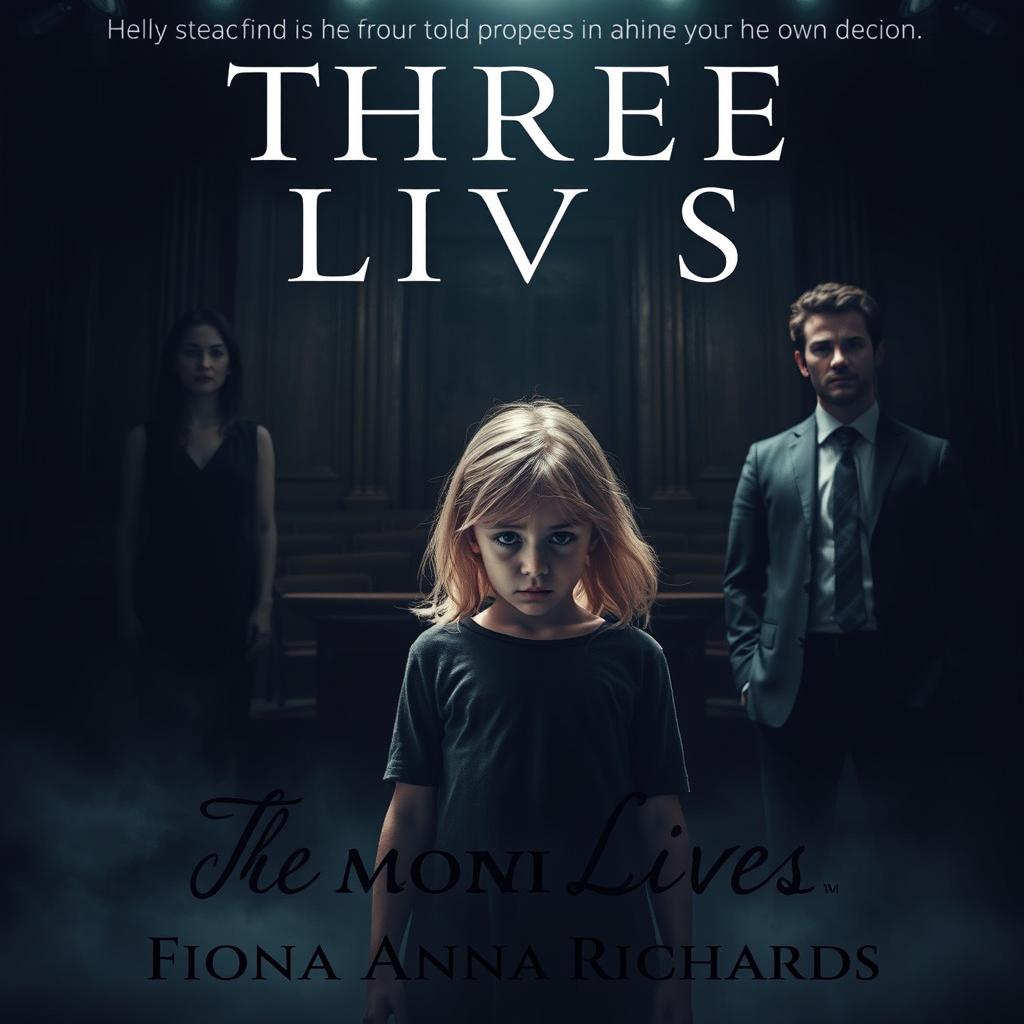 A haunting story cover for 'Three Lives' by Fiona Anna Richards
