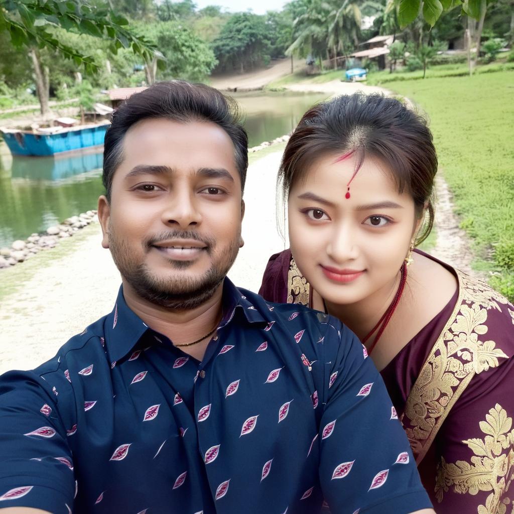 Celebrating Connection: Actors in Vibrant Sari