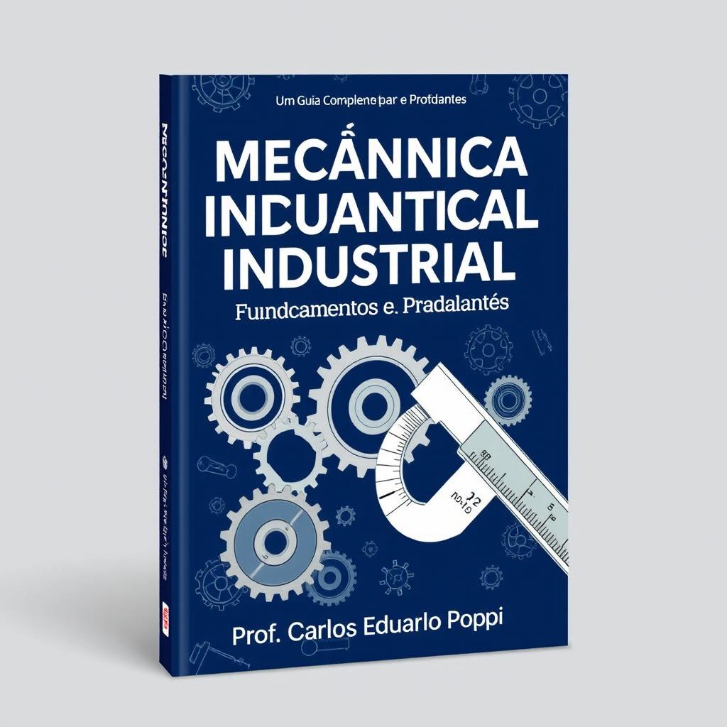 A striking book cover that embodies the theme of industrial mechanics