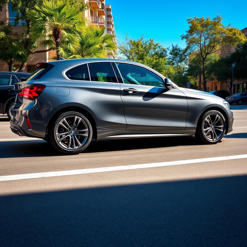 Sleek Modern Car in Urban Setting | Idyllic AI Image Ideas