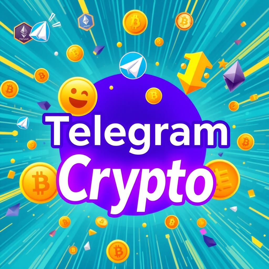 A vibrant and engaging digital artwork that represents a cryptocurrency theme