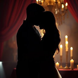 A powerful and intense scene portraying passion and intimacy