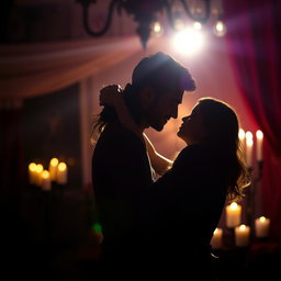 A powerful and intense scene portraying passion and intimacy