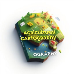 A dynamic and engaging live cover design for a book on agricultural cartography