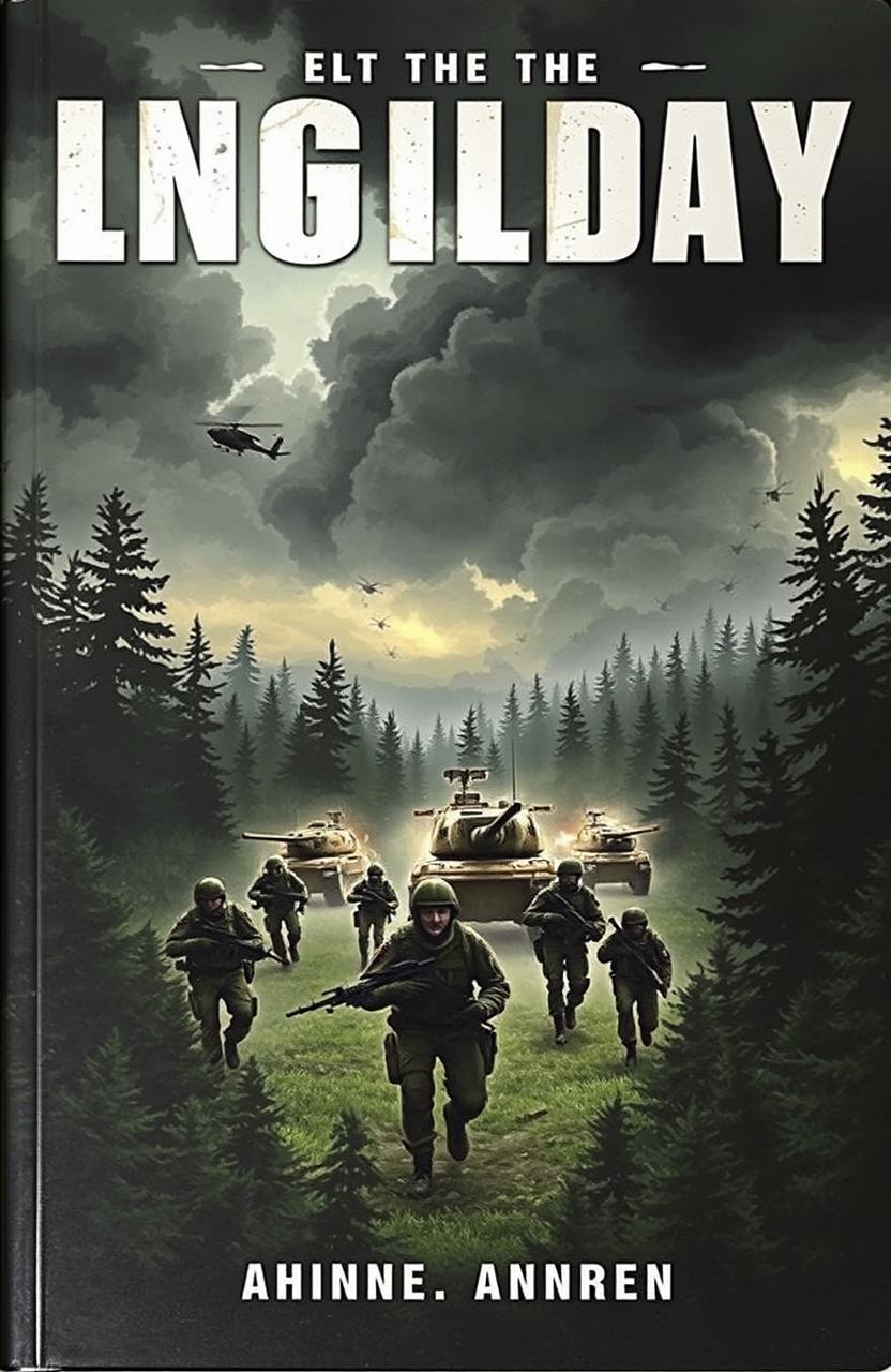 A book cover illustrating a dramatic military operation entering enemy territory