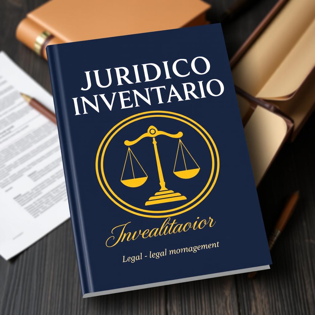 A visually appealing cover for a legal eBook titled 'Juridico Inventario'