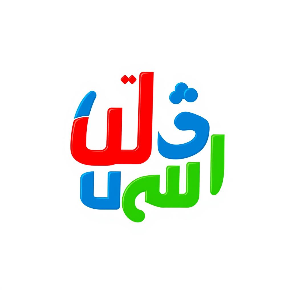 A circular logo design featuring the prominent letters of the phrase "نوروز پیروز" arranged creatively within the circular shape