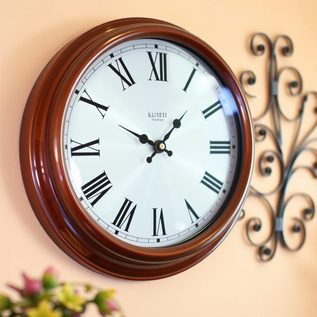 Timeless Elegance: Roman Numeral Wall Clock